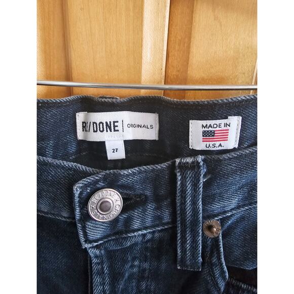 Re/done High Rise Ankle Crop Womens size 27 - Picture 4 of 11